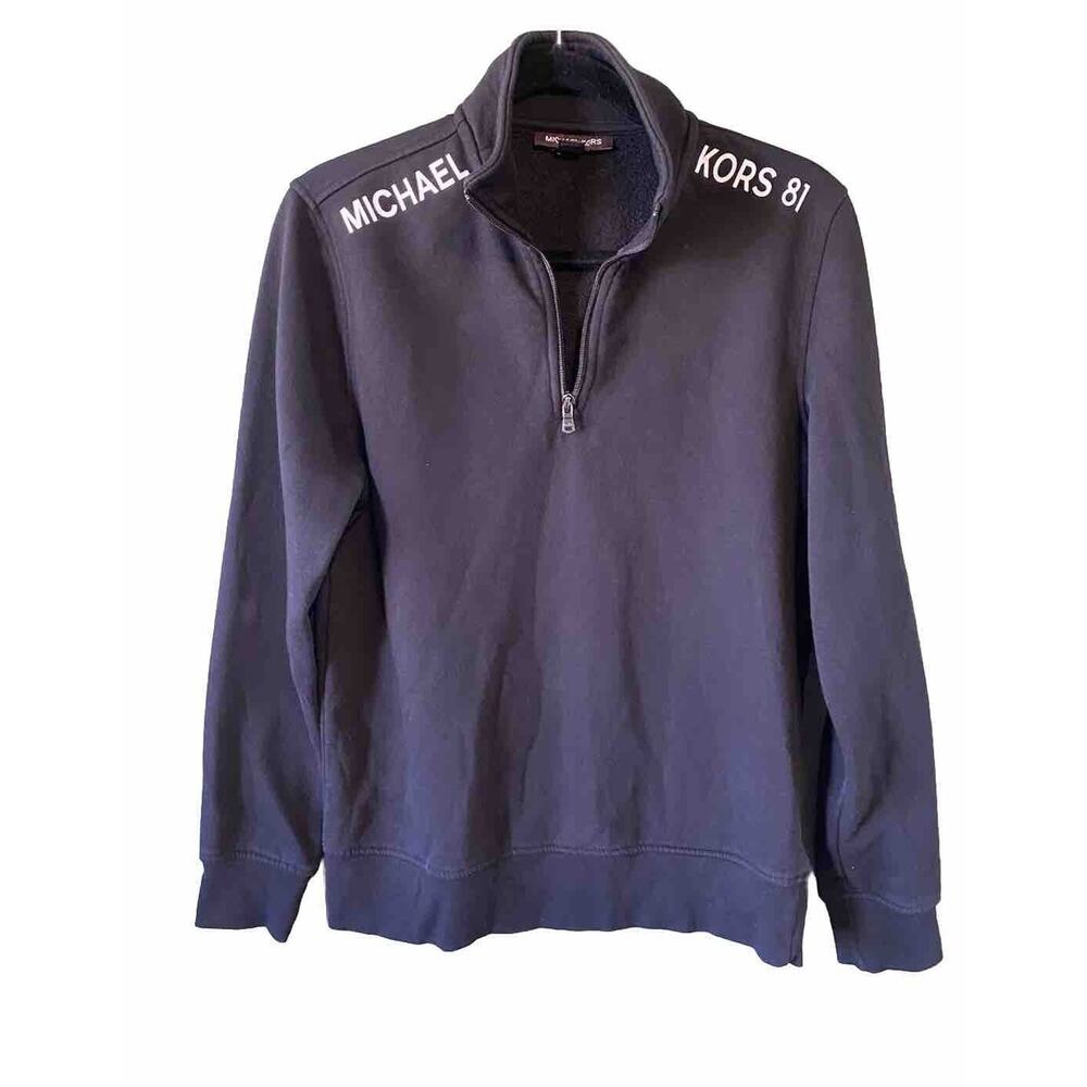 Michael Kors Sweater Womens Small Casual Athletic Black White Designer Pulllover